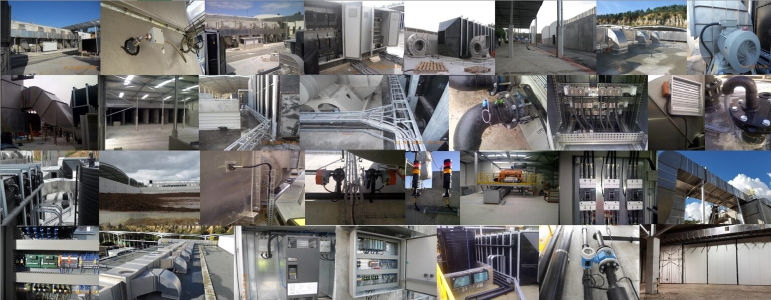 Many different photos of projects from HAPCO